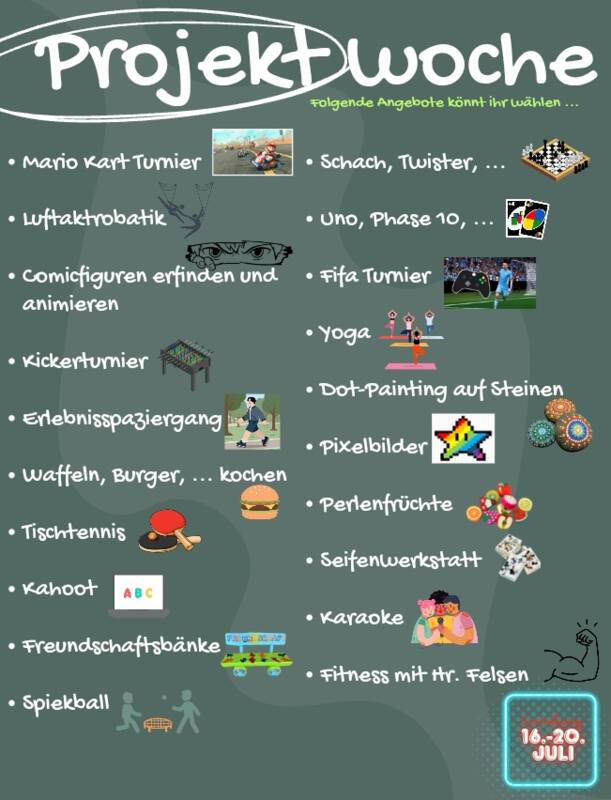 Projekttage 2026